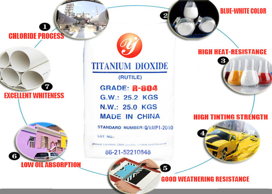 engineering plastics grade Chloride Process Titanium Dioxide For PVC PE No.236-675-5