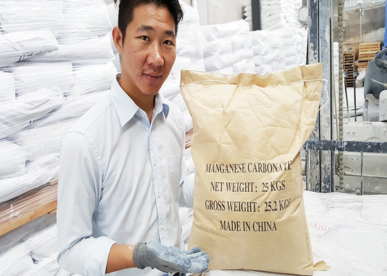 CAS 598-62-9 Industrial Grade Manganese Carbonate MnCo3 Amorphous Brown Powder