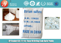 CAS 7727-43-7 Oil Drilling Grade Barite Powder , High Purity BaSo4 API Standard