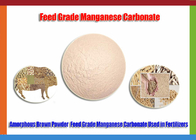 CAS No.598-942-9 Manganous Carbonate Food Grade , High Purity MnCO3 Powder