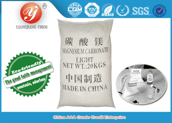 CAS No. 546-93-0 Transparent Light Magnesiumcarbonate Powder For Rubber Products