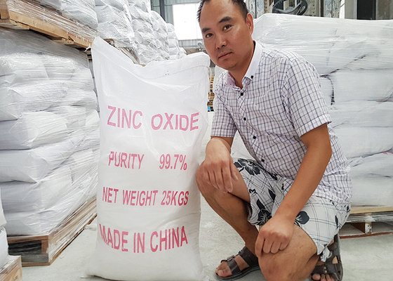 Inorganic Compound Indirect  Zinc White Powder Industrial Grade CAS No. 1314-13-2